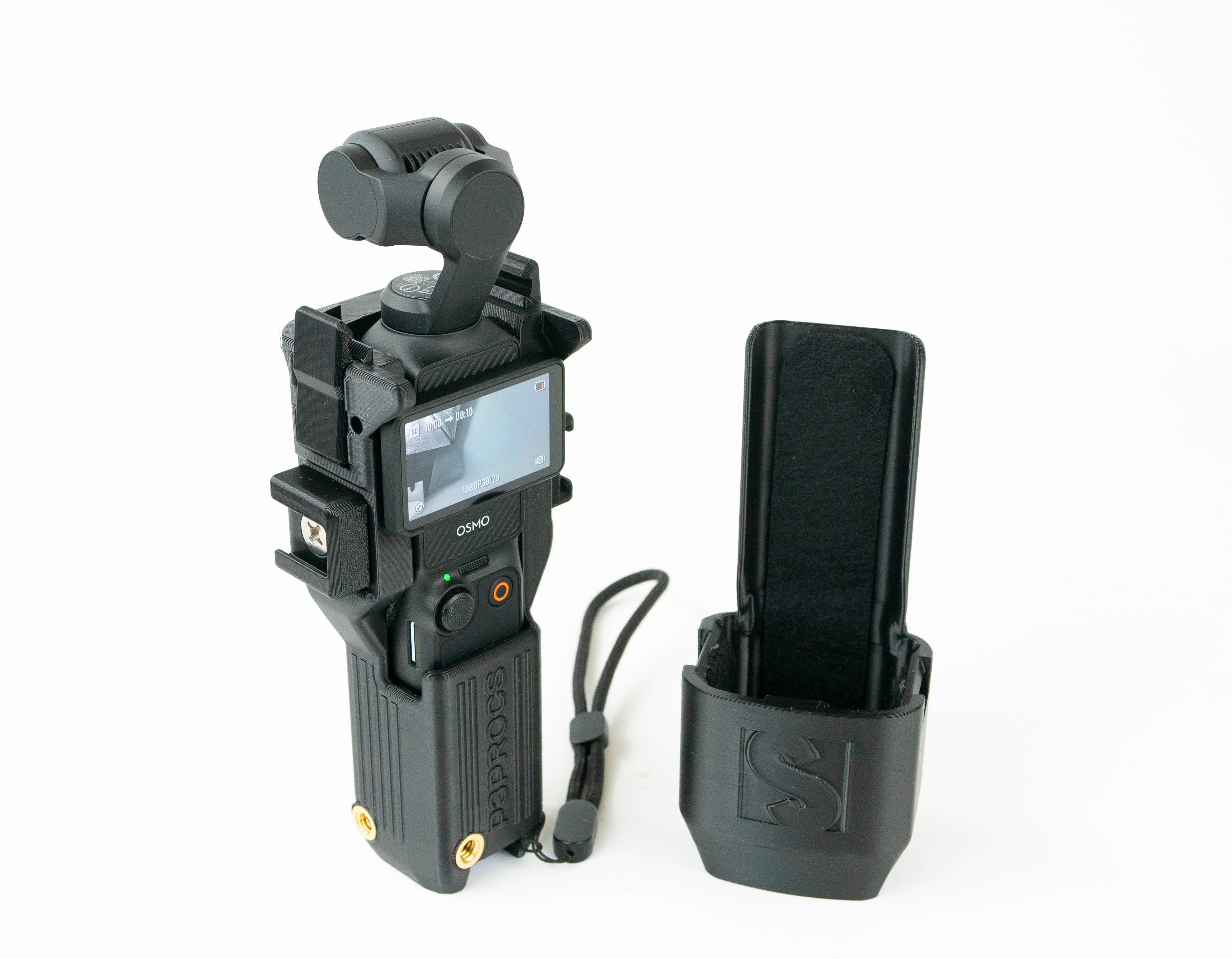 DJI Pocket 3用プロケース、三脚ベース付き – ScottyMakesStuff