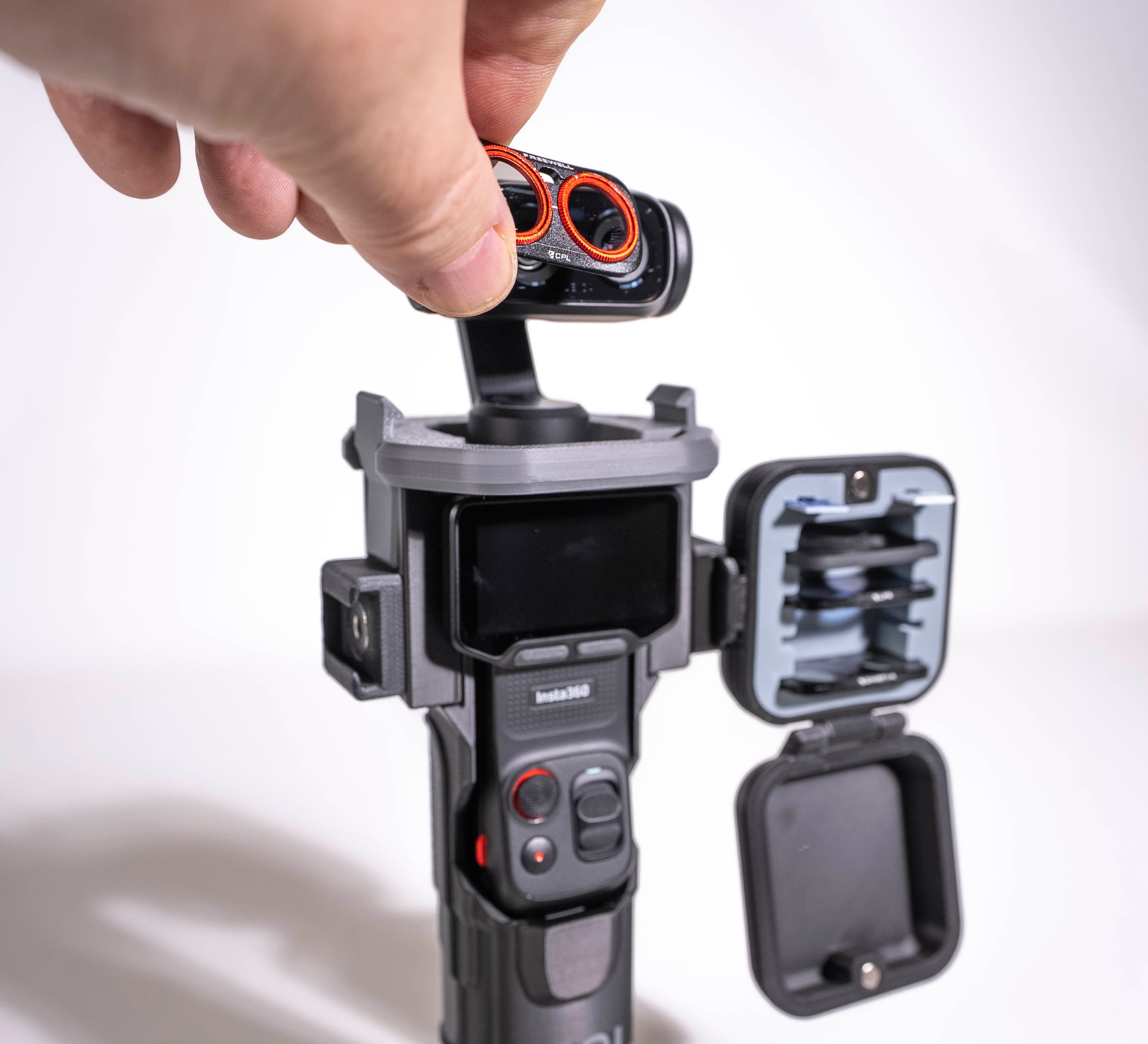 Mini Case for Insta 360 Luna Filters, Lenses & MicroSD