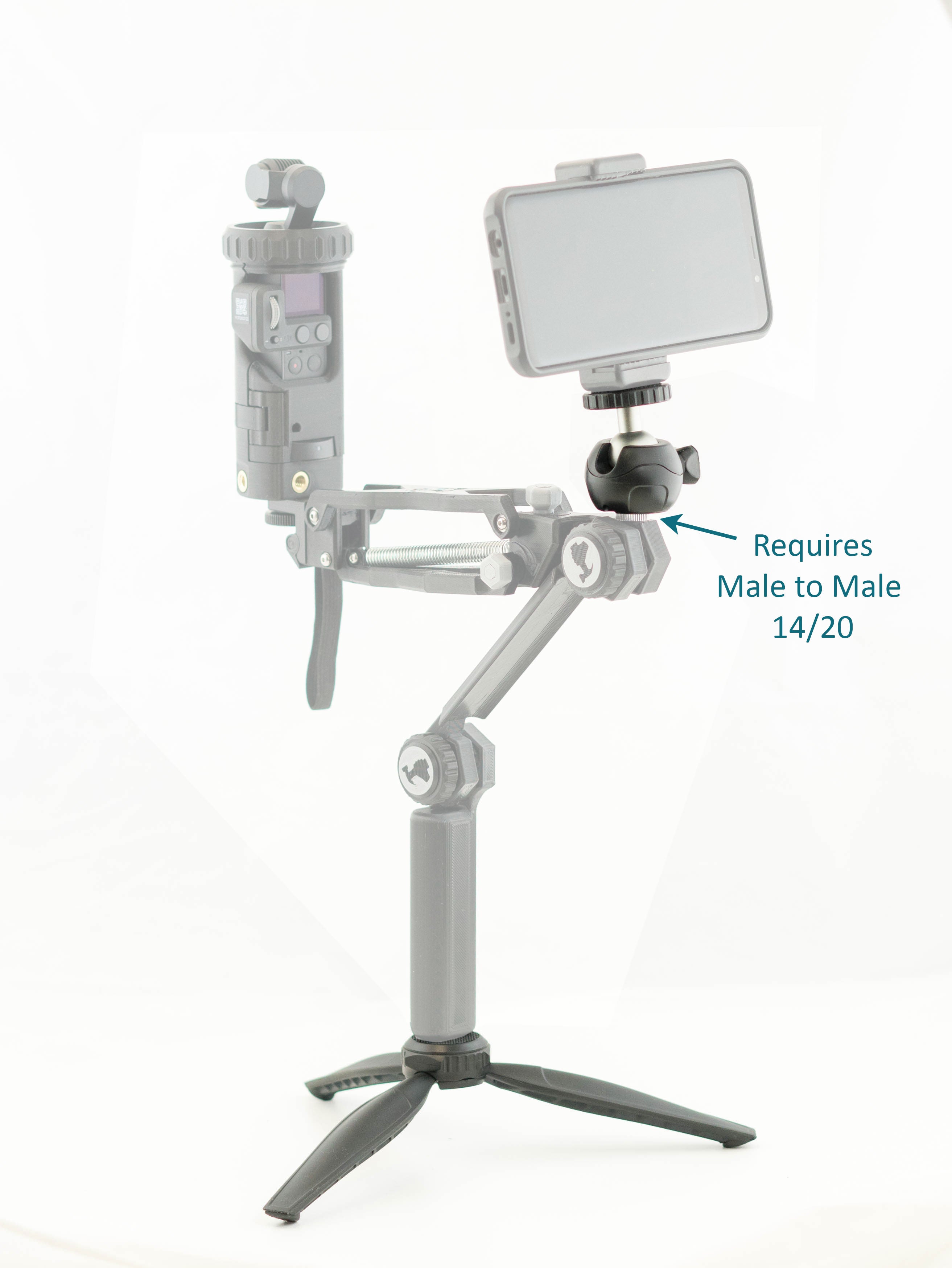 Mini Tripod and Detachable Ball Head - ScottyMakesStuff